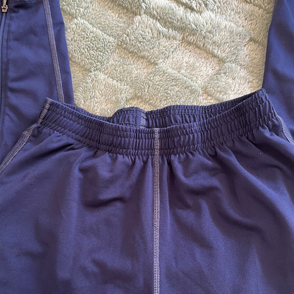 Adidas Blue Sweatpants with Tapered Leg Design - Picture 3 of 7